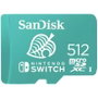 SanDisk Tarjeta de Memoria microSDXC 512GB para Nintendo Switch - Licencia Oficial, Clase 10, UHS-I, 100MB/s Lectura